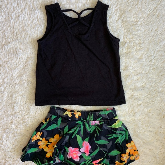 Floral baby girl summer outfit - Picture 5 of 7